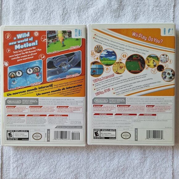 Wii Play & Wii Play Motion Nintendo Lot - Picture 2 of 5